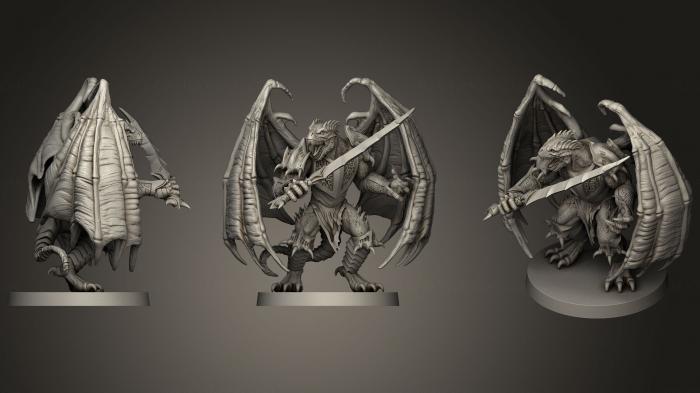 Figurines heroes, monsters and demons - STKM_0705 - 3D model for